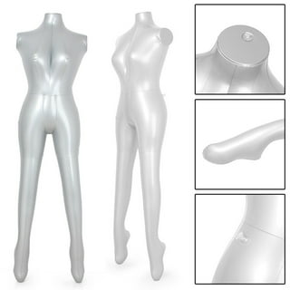6 FT Male Mannequin Make-up Manikin Metal Stand Plastic Full Body