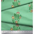 thumbnail image 3 of Soimoi Tissu en Velours Feuilles & Floral Imprimé au Mètre 58 Pouces de Large, 3 of 3