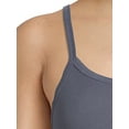 thumbnail image 3 of No Boundaries Rib Cami Top, 1 or 5-Pack, Women's, 3 of 5