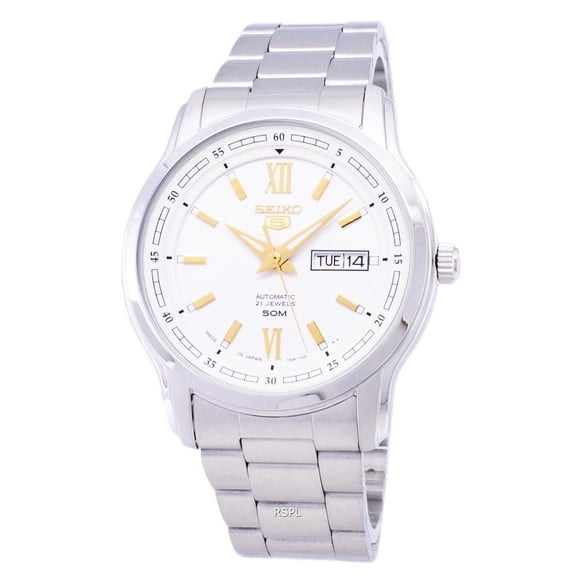 Seiko Seiko 5 Automatic White Dial Men's Watch SNKP15J1