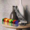 thumbnail image 3 of SHOWERORO 2Pcs Clear Money Organizer Tray with Compartments for Retail and Store Cash Storage, 3 of 8
