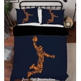 thumbnail image 1 of 3D Basketball Player Dunk Quilt Cover Set Bedding Set Pillowcases 06, 1 of 2