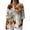 Red, variant on Ladies' Fashion Printed Single Button Long Sleeve Top Tops Size Small