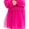 thumbnail image 5 of Strawberry Shortcake Toddler Girls Eyelash Knit Tutu Dress with Long Sleeves, Sizes 12M-5T, 5 of 8