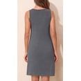 thumbnail image 4 of PPYOUNG Women's Sleeveless Striped Summer Dress with Pockets V-Neck Casual Tunic Sundress, 4 of 5