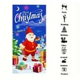 thumbnail image 6 of C Christmas Door Curtain Flag With Santa Claus Pattern Outdoor Indoor Holiday Hanging Decor 72.83X35.43 Inches, 6 of 6