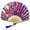 L, variant on ionze Appliances Chinese Style Hand Held Fan Bamboo Paper Folding Fan Party Wedding Decor Fans （A）