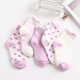 thumbnail image 4 of 5 pares de calcetines de bebé calcetines de algodón elásticos transpirables impresos finos FleinngHoz JD709735697, 4 of 7