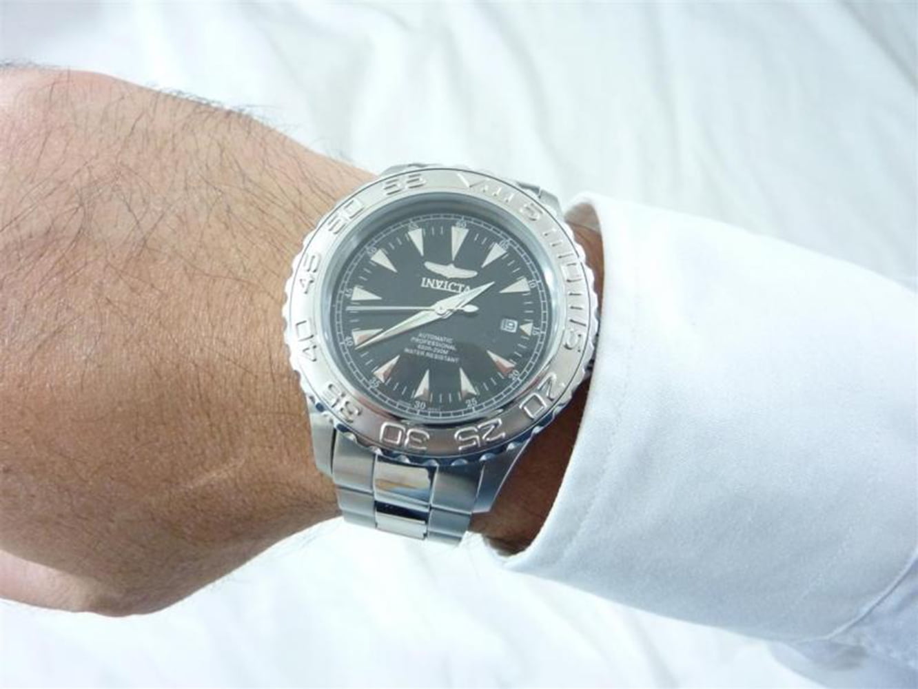 Invicta Men's Pro Diver SS Purple Dial Black Bezel - Walmart.com