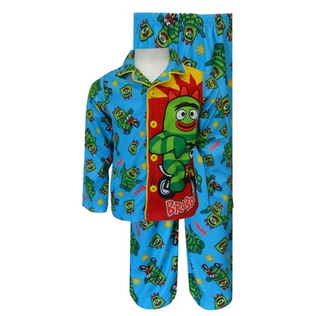 nickelodeon yo gabba gabba brobee toddler pajama set walmart com