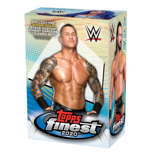 2020 Topps WWE's Finest Wrestling Trading Cards Blaster Box 24 Cards