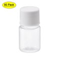 thumbnail image 1 of Unique Bargains Plastic Lab Chemical Reagent Bottle, 5ml/0.17oz Wide Mouth Sample Sealing Liquid Storage Container, Transparent 50 pcs, 1 of 4