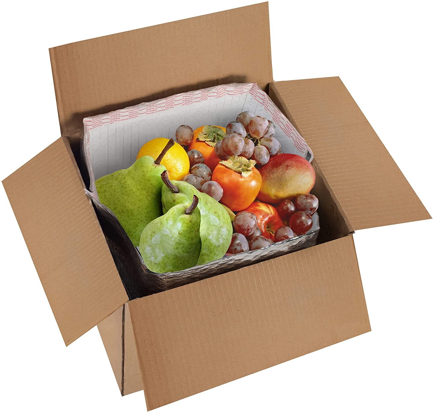 AMZ Supply Thermal Box Liners 12x12x12 Metalized Box Liners 12 x 12 x