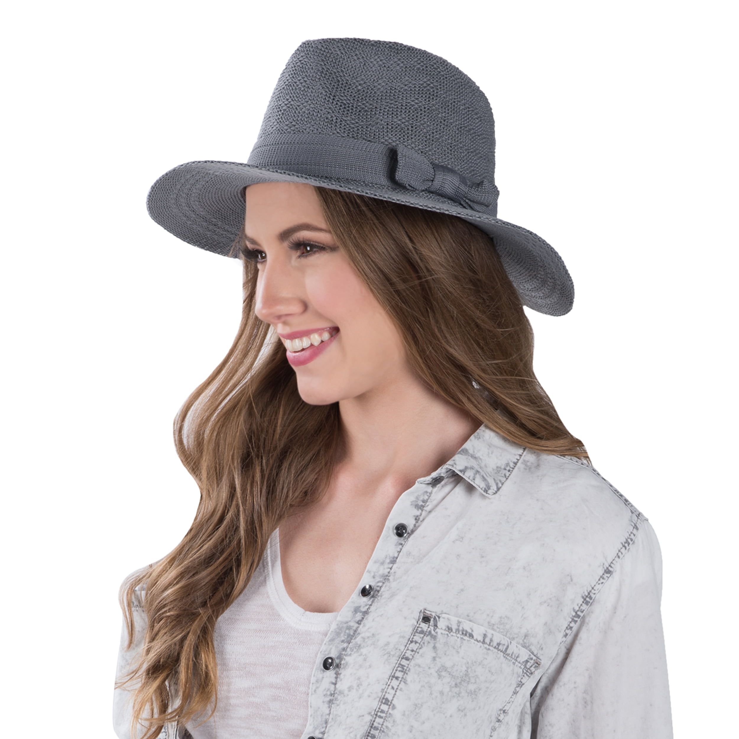 Coco Keys Women's Year Round Floppy Straw Sun Hat and Foam Flip Flop Sandals Set US Women's Shoe Sizes 7-10