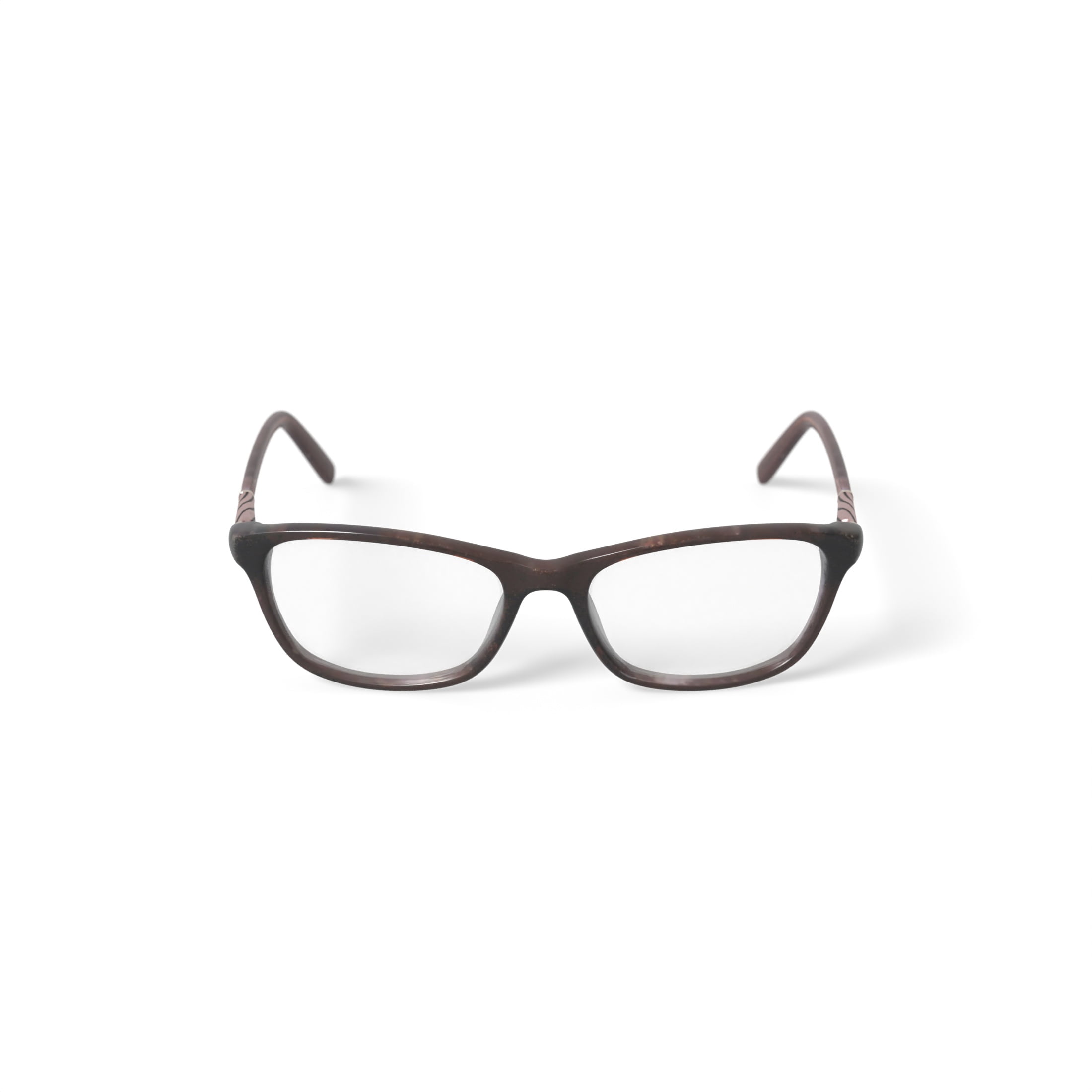 Walmart Women's SCB20AS-01 Rectangular Prescription Eyeglasses with Case, Brown