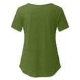 thumbnail image 6 of Gytharion Breastfeeding Pregnancy T-shirts for Women Crewneck Short Sleeve Maternity Blouse Color-bloking Comfortable Nursing Tops, 6 of 6