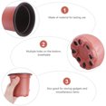 thumbnail image 6 of SENSETH 50pcs Nursery Pot Planter Pots Flower Container with Drainage 100mm, 6 of 6