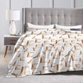 thumbnail image 6 of Cartoon Deer Pattern Throw Blanket, Anti-Pilling Ultra-Soft Micro Fleece Cover Blanket for Bed Sofa, for All Seasons, 80"x60", 6 of 9