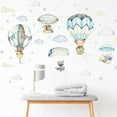 thumbnail image 4 of Pegatina de pared Globo de aire caliente BLESIY Mural PVC estilo A, 4 of 8