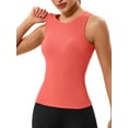 thumbnail image 6 of Sociala Womens Sleeveless Ribbed Tank Tops Full Back Sport Tops, 6 of 6