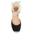 thumbnail image 5 of Journee Womens Monte Wedge Heel Espadrille Sandals, Widths Available, 5 of 10