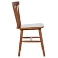thumbnail image 5 of Safavieh Winona Scandinavian Wood Dining Side Chairs, Walnut (Set of 2), 5 of 7
