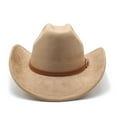 thumbnail image 5 of Western Cowboy Hat for Party and Themed Events with Classic Rancher Design and Adjustable Chin Cord for Secure Fit and Comfortable Wear, 5 of 5
