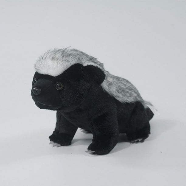 Juguete de peluche de tejón de imitación, juguetes de animales de peluche, almohada para dormir, juguetes de muñecas de animales cómodos, Hugo Muñeco de peluche