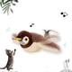 thumbnail image 1 of Interactive Flying Bird Cat Toy with Flapping Wings & Chirping Sound, 1 of 5