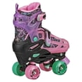 thumbnail image 2 of Roller Derby Sprinter Girl's 2-in-1 Quad Roller and Inline Skates Combo, Butterfly (Size 12-2), 2 of 5