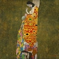 thumbnail image 2 of Klimt, Gustav 12x12 Black Ornate Wood Framed with Double Matting Museum Art Print Titled - Hope, II, 2 of 4