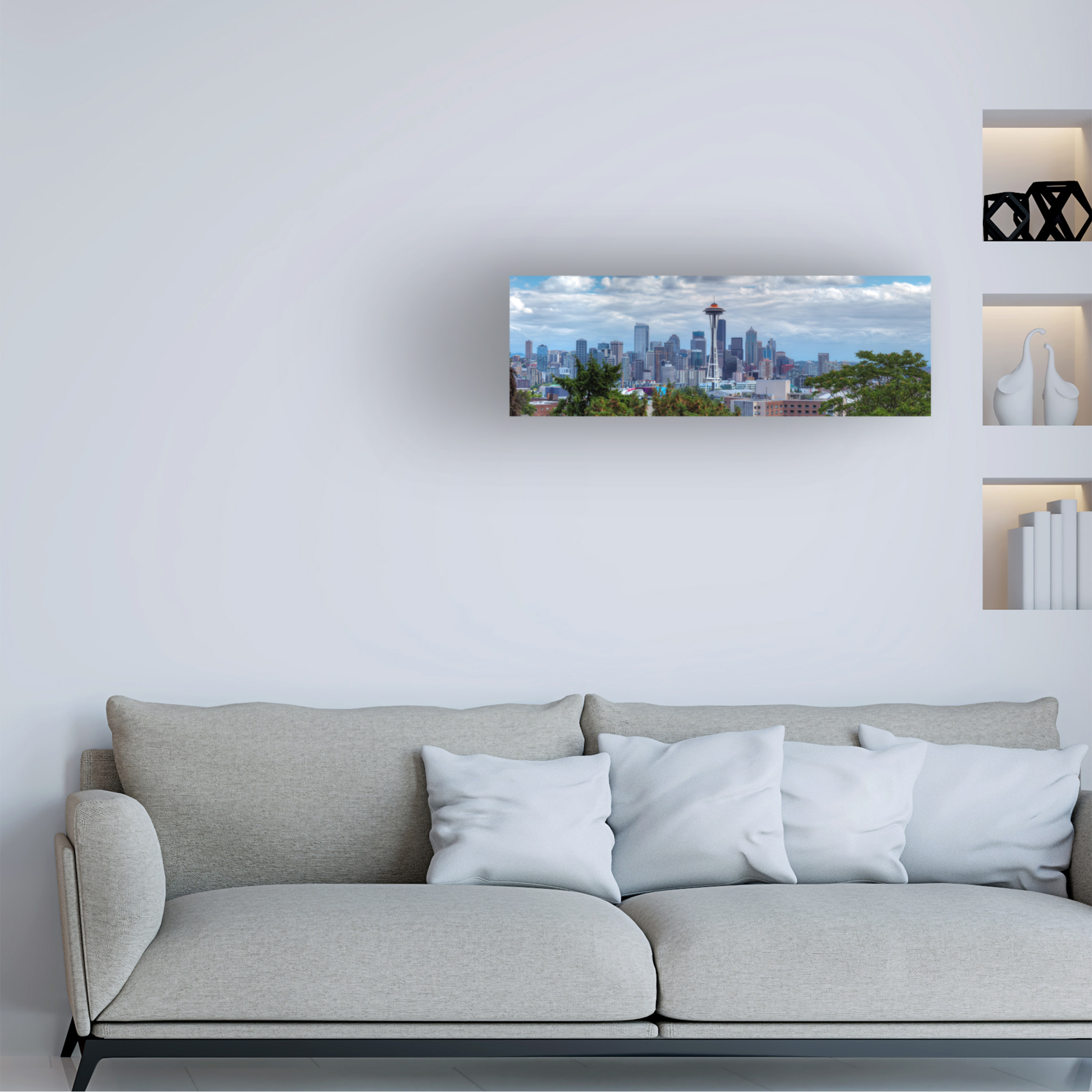 Trademark Fine Art 'Seattle' Canvas Art by Doug Cavanah
