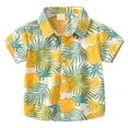 thumbnail image 3 of Miaoju Polo Shirts for Boys Size 8 Button Closure Cartoon Print Short Sleeve Shirt Fashionable Gentleman Tops Summer Clothes With Pocket, 3 of 9