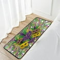thumbnail image 7 of Coolnut Mardi Gras Kitchen Rug, 39"x20" Anti Fatigue Non-Slip Bath Rug, Entryways Runner Comfort Mat for Kitchen Washroom Bedroom, 7 of 7