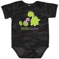 thumbnail image 3 of Inktastic Little Sister Purple Girls Baby Bodysuit, 3 of 5