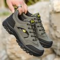 thumbnail image 3 of Zapatos de montañismo para hombre, zapatos de trabajo resistentes al desgaste para el trabajo en las cuatro estaciones, zapatos casuales de moda, zapatillas para correr, zapatos pegajosos para el, 3 of 5