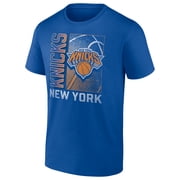 Mens Blue New York Knicks 90s Graphic T-Shirt