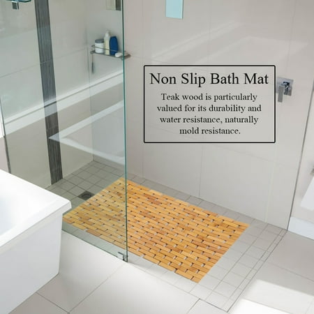 Hurrise Non Slip Bath Mat Safety Anti Skid Shower Protection Oiled