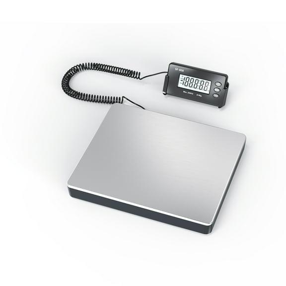 CCWeigh 440lbs Electronic Postal Scale Portable Parcel Shipping Platform Weigh Scale with 2oz accuracy