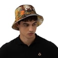 thumbnail image 4 of Balery Bucket Flower Cow Sombreros para el sol para hombre y mujer, sombrero de pescador con UPF 50+, 4 of 6