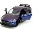 thumbnail image 5 of Pink Slips 1:32 W2 2009 Nissan GT-R Die-Cast Car, Toys for Kids and AdultsMetallic Purple, 5 of 7