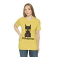 thumbnail image 5 of DJ Doberman Musician Dog Funny Unisex Jersey Short Sleeve Tee, 5 of 10