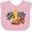 AD-Pink, variant on Inktastic Number One Race Car Boys or Girls Baby Bib