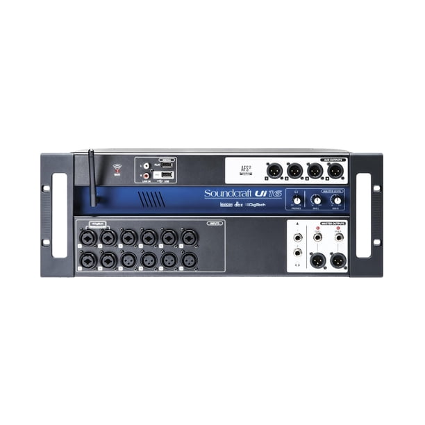 Mezclador digital Soundcraft Ui16 de 16 entradas con mando a distancia