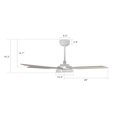 thumbnail image 5 of 56" Indoor/Outdoor Smart Ceiling Fan with Dimmable LED Light Kit & Remote Control, 5 of 8