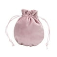 thumbnail image 4 of Organizador de joyas navideño con cordón - Bolsa de terciopelo para colgantes Rosa claro 95 x 115 cm, 4 of 9