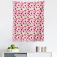thumbnail image 1 of Hippie Tapestry, Blossoming Flowers and Sixties Peace Social Movement Themed Illustration, Fabric Wall Hanging Decor for Bedroom Living Room Dorm, 5 Sizes, Multicolor, by Ambesonne, 1 of 1