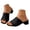 Black, variant on Dakaela Knit Heeled Sandals for Women Square Open Toe Low Chunky Heels Mules Casual Slip on Slides Summer Beach Pumps Slippers Size 6-10