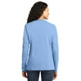 thumbnail image 3 of Port & Company Adult Female Women Long Sleeve Core Cotton T-Shirt, 3 of 3