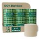 thumbnail image 1 of Papel higiénico ECOLipak de bambú, 3 capas, 12 rollos, 320 hojas, 1 of 7